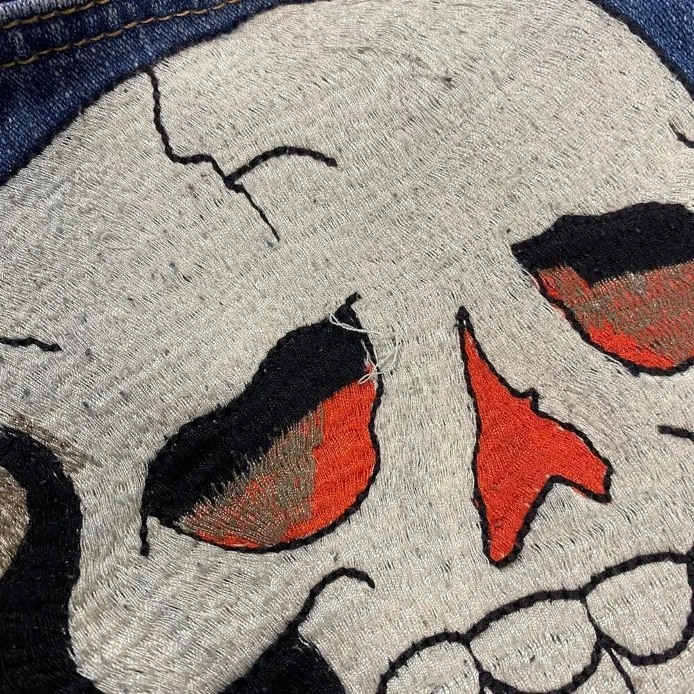 Ed Hardy Death or Glory skull men’s jeans size‎ 36 grunge alt y2k